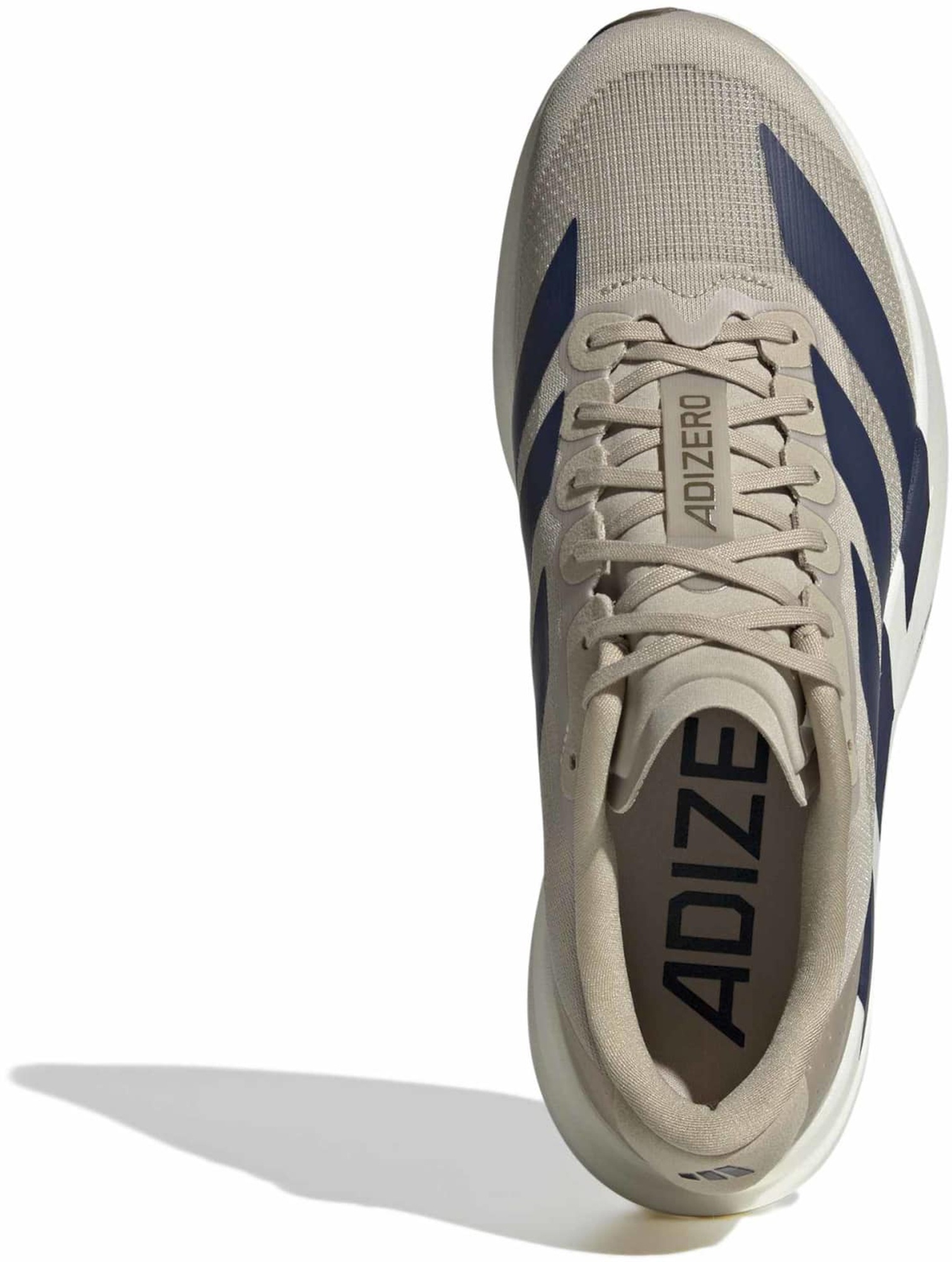 adidas Men's Adizero EVO SL Running Shoes - Khaki/Night Indigo/Khaki - View 2