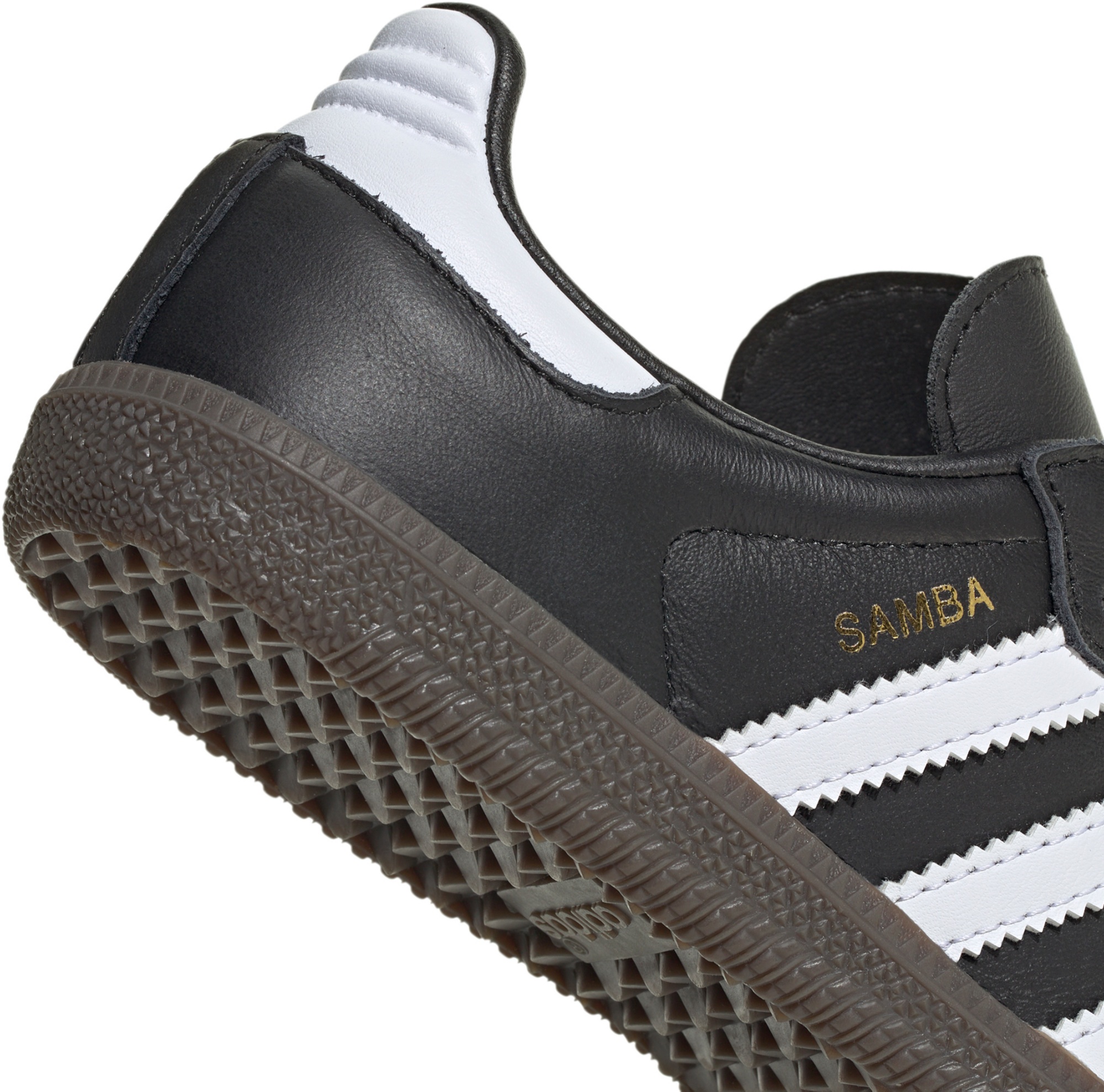 adidas Kids' Preschool Samba OG Shoes - Black/White/Gum - View 6