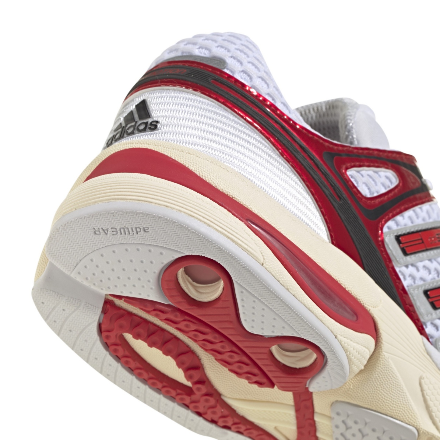 adidas Men's Adistar Control 5 Shoes - Ftwr White/Better Scarlet/Dash Grey - View 8