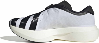 adidas Women's Adizero EVO SL Zip Running Shoes - White/Black/Silver Met - View 6