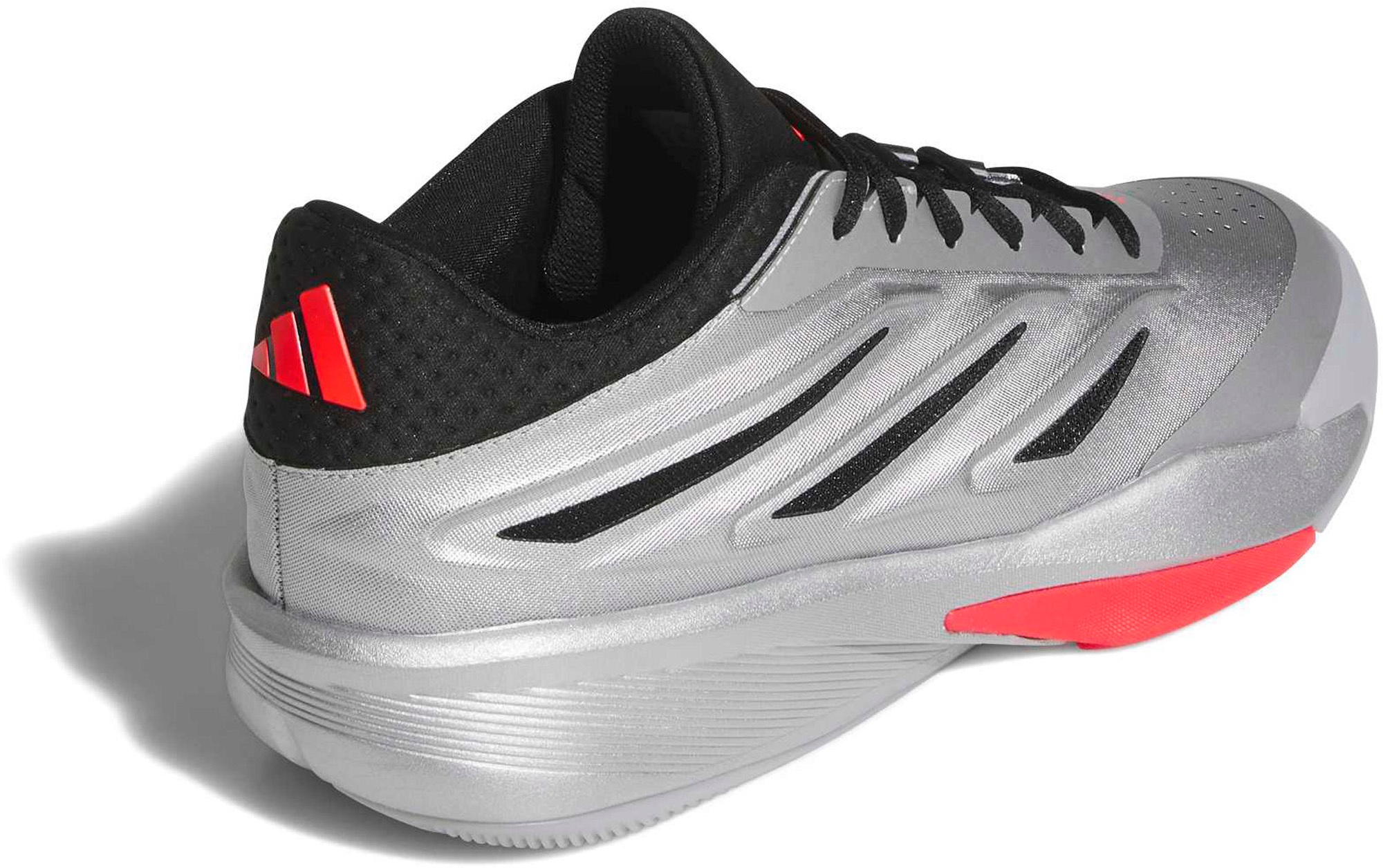 adidas Men's Crazy Energy Shoes - Silver Met./Core Black/Lucid Red - View 7