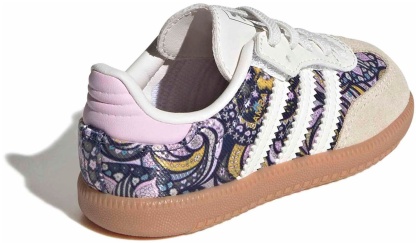 adidas Toddler Samba OG Shoes - Core White/Orchid Fusion/Gum 2 - View 5