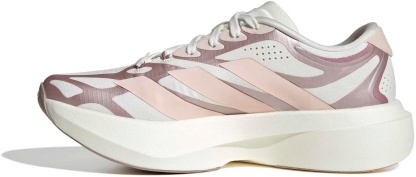 adidas Women's Adizero EVO SL EXO  Running Shoes - White/Blush Pink - View 4