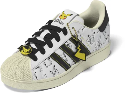 adidas Kids' Grade School Superstar II Shoes - Ftwr White/Core Black/Gold Met. - View 7