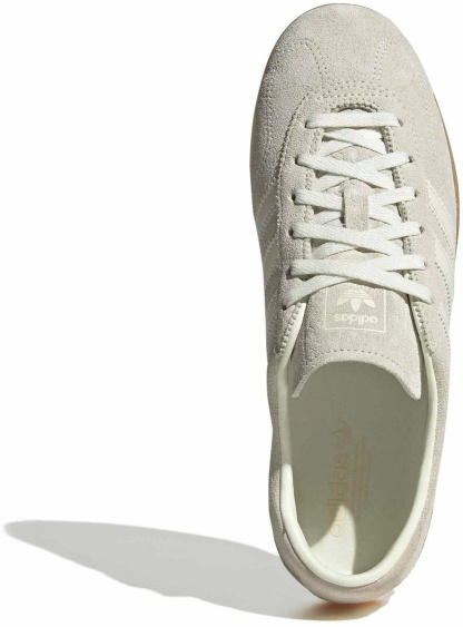 adidas Originals Women's Gazelle Lo Pro Shoes - Ivory/Off White/Gum 3 - View 2