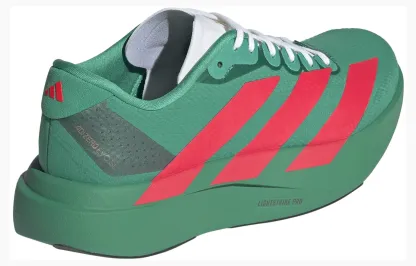 adidas Women's Adizero EVO SL Running Shoes - Court Green/Lucid Red/White - View 6