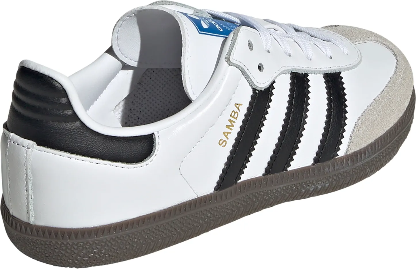 adidas Kids' Preschool Samba OG Shoes - White/Black/Gum - View 5