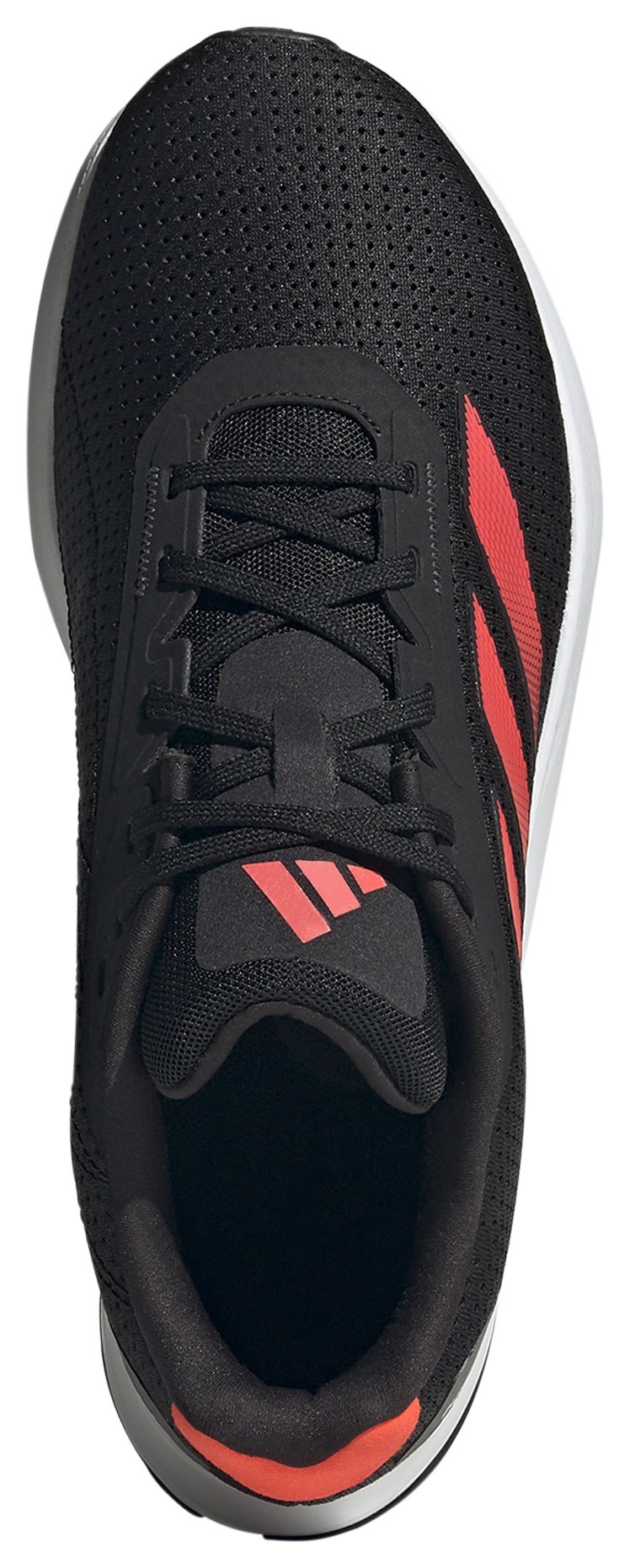 adidas Men's Duramo SL Running Shoes - Black/Solar Red - View 2