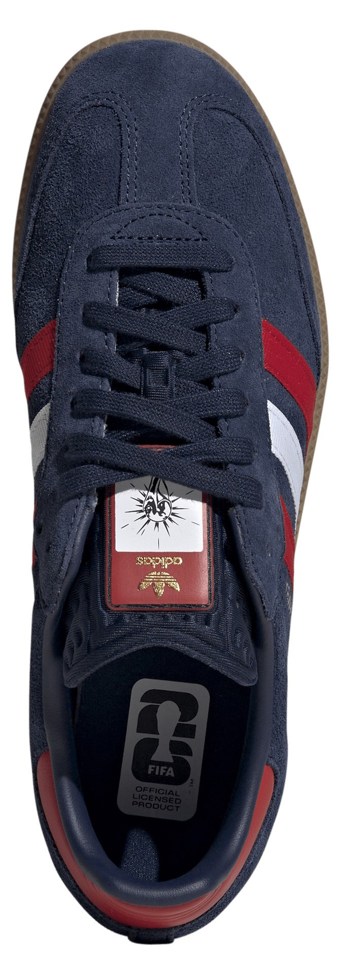 adidas FIFA World Cup Samba OG Shoes - Night Indigo/Better Scarlet/Ftwr White - View 2