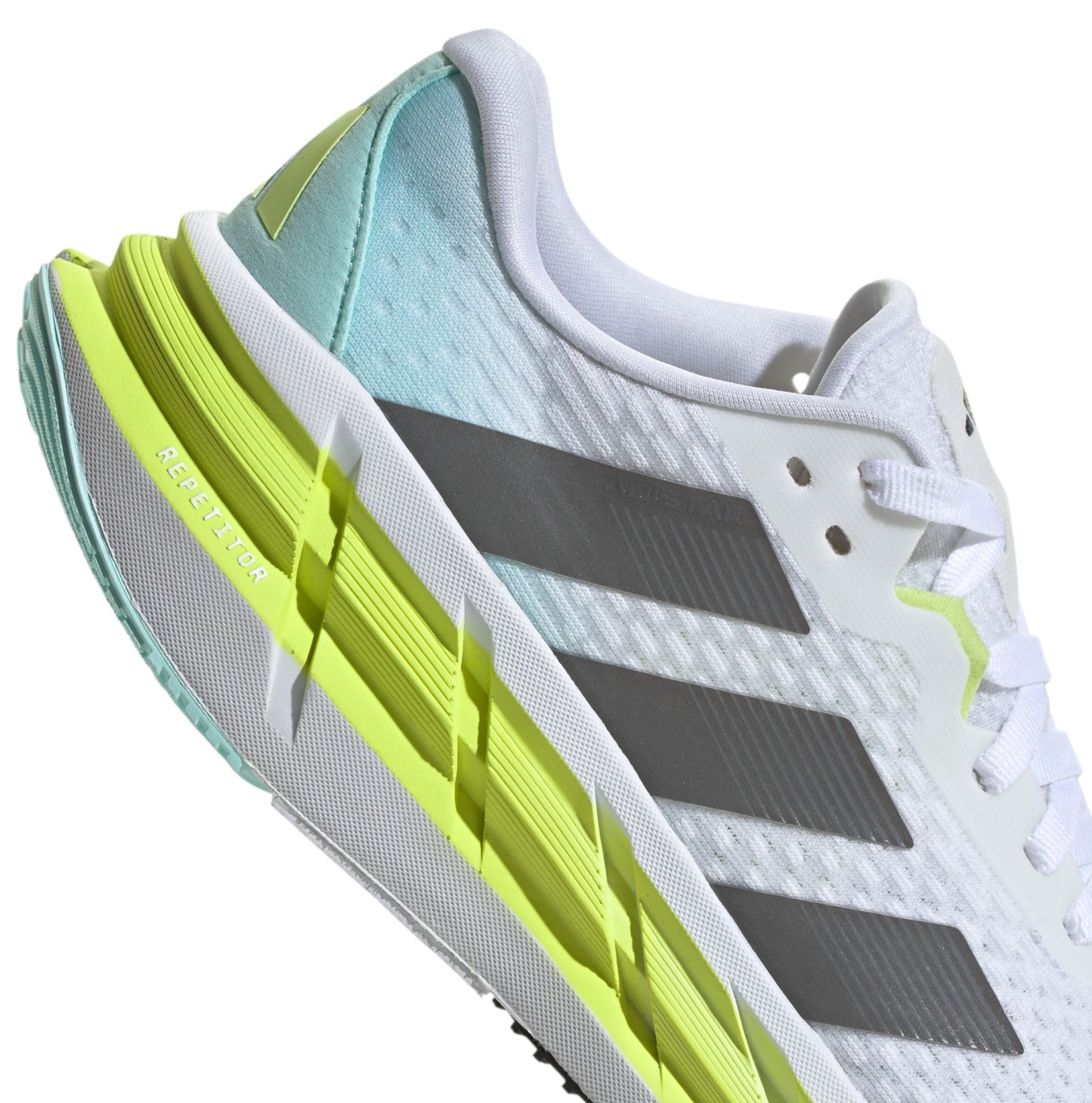 adidas Women's Adistar 3 Shoes - White/Black/Lime - View 8