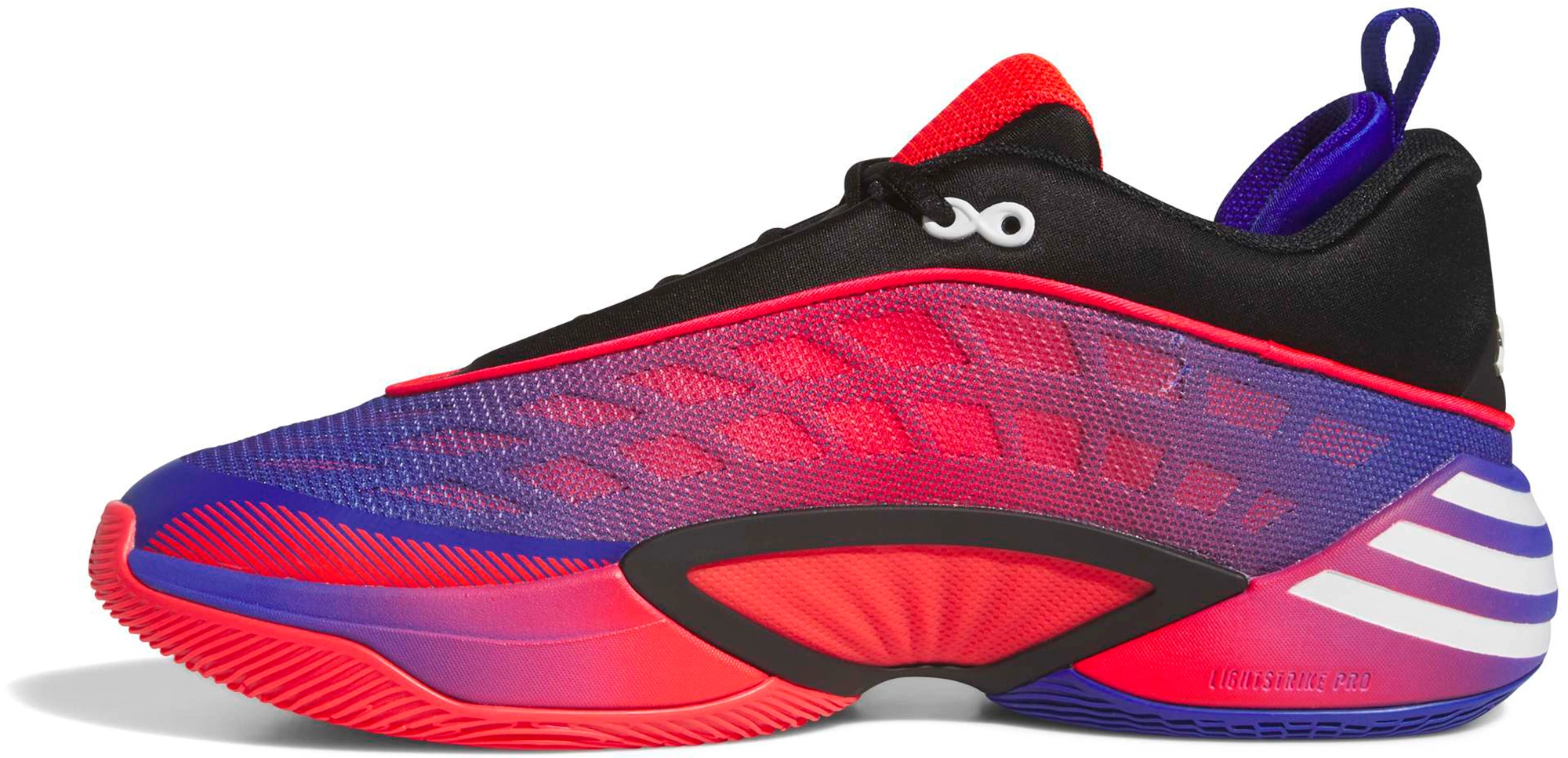 adidas D.O.N. Issue #8 'Spida Man' Basketball Shoes - Core Black/Lucid Red/Lucid Blue - View 4