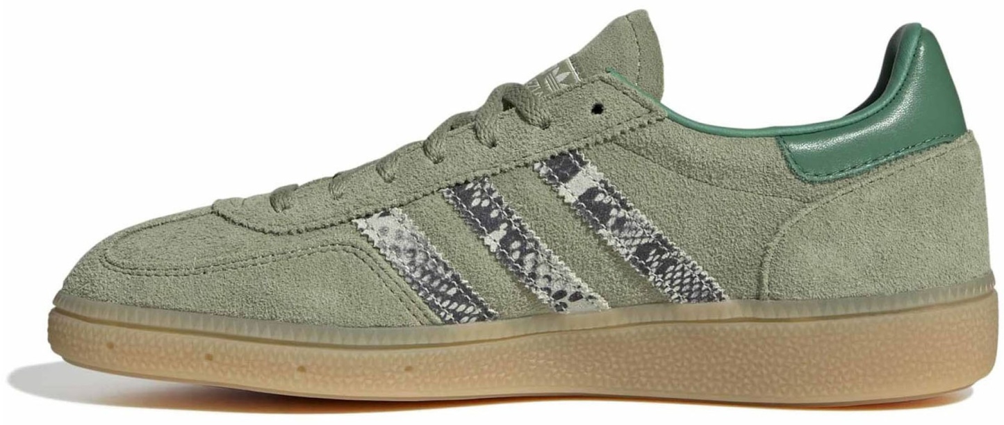 adidas Women's Handball Spezial Shoes - Tent Green/Snake Stripes - View 4