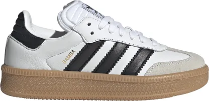 adidas Kids' Grade School Samba XLG Shoes - White/Black - View 1