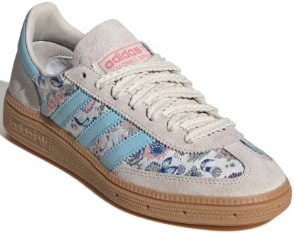 adidas Kids' Grade School Handball Spezial Shoes - Off White/Icey Blue/Gum - View 5