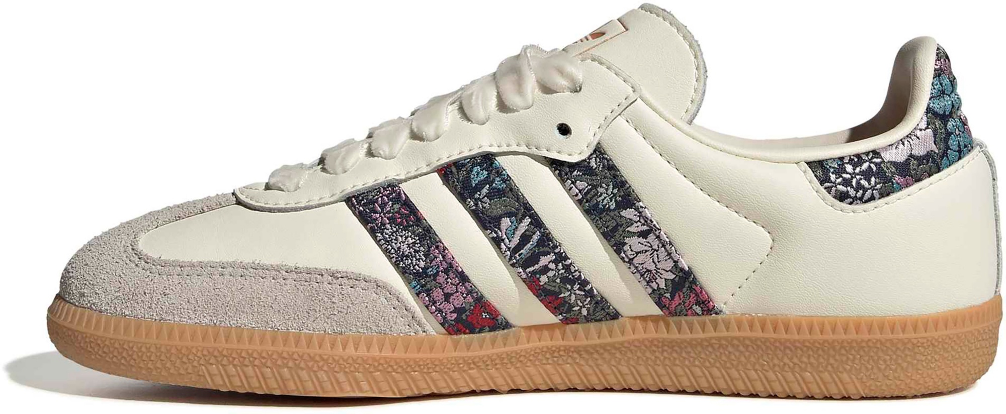 adidas Kids Liberty Samba OG Shoes - Cream White/Dual Magenta/Talc - View 4