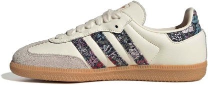 adidas Kids Liberty Samba OG Shoes - Cream White/Dual Magenta/Talc - View 4