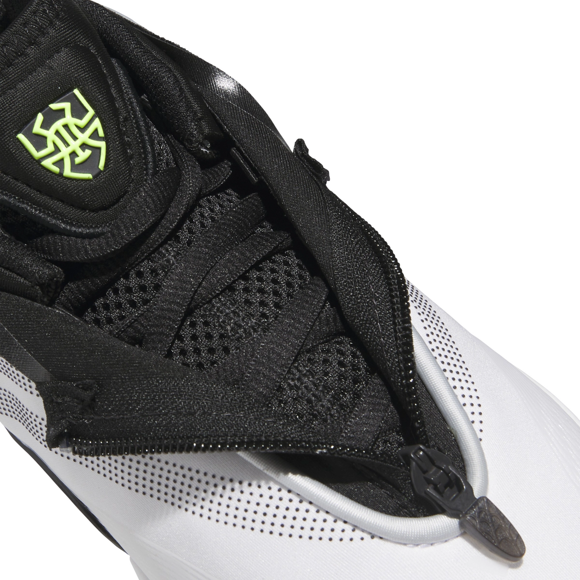 adidas D.O.N. Issue #7 Basketball Shoes - White/Black/White - View 3