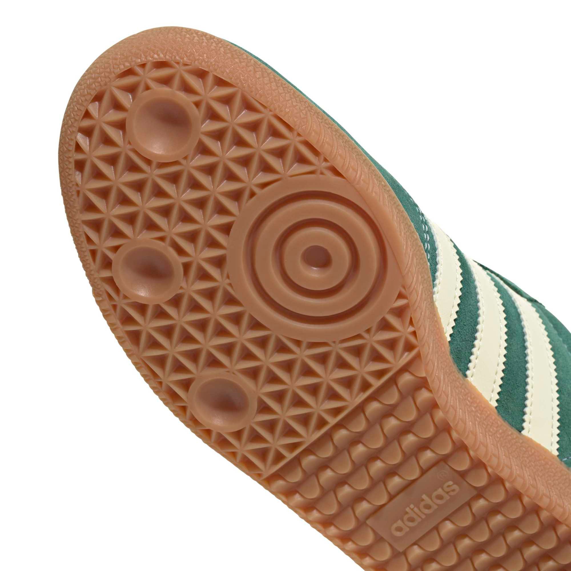 adidas Samba OG Shoes - Pinstripe Grn/Vnlla - View 8