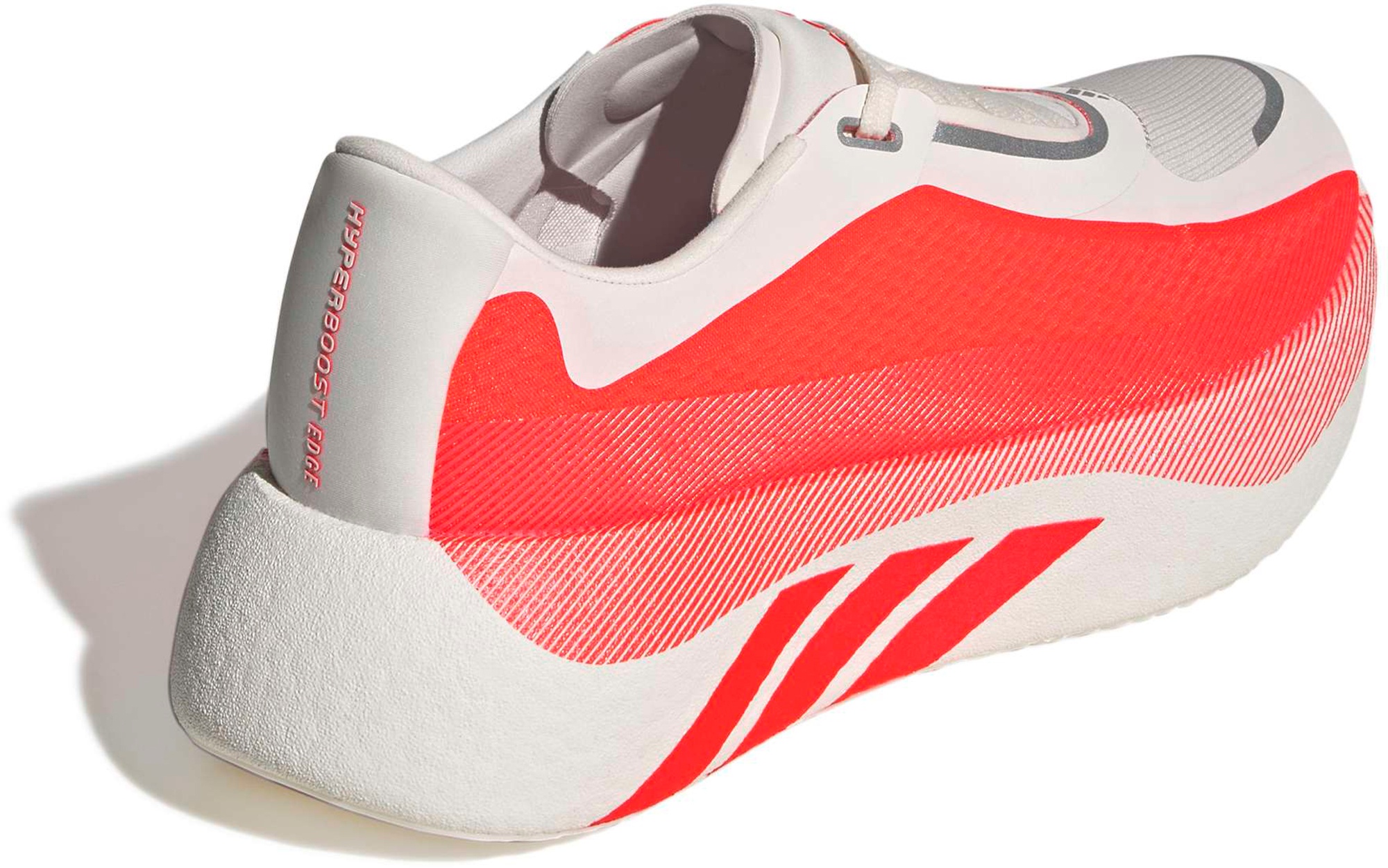 adidas Women's Hyperboost Edge Running Shoes - Hyper White/Solar Turbo/Solar Turbo - View 7