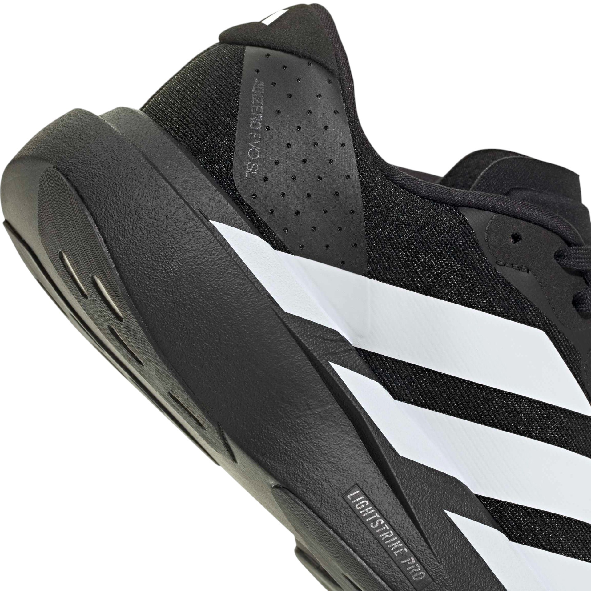 adidas Kids' Grade School EVO SL Shoes - Black/White - View 3