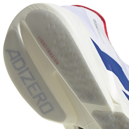 adidas Men's Adizero Adios Pro 4 Running Shoes - Ftwr White/Team Royal Blue/Pure Ruby - View 8