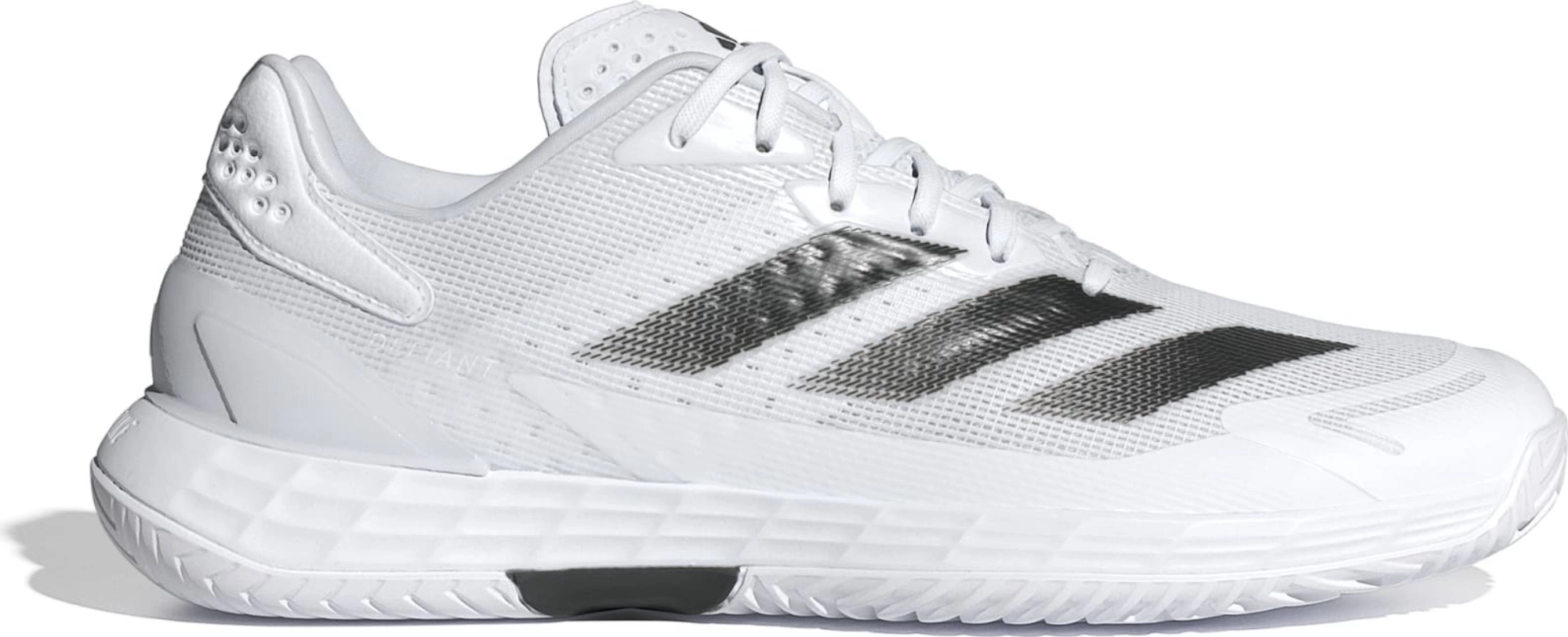 adidas Men's Defiant Speed 2 Tennis Shoes - White/Black/Grey - View 1
