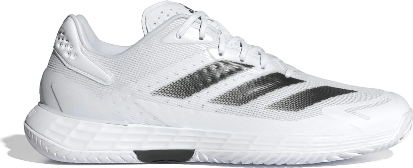 adidas Men's Defiant Speed 2 Tennis Shoes - White/Black/Grey - View 1