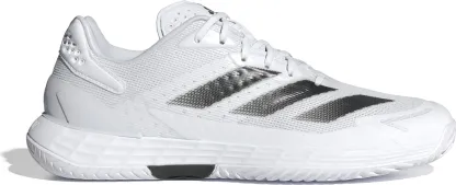 adidas Men's Defiant Speed 2 Tennis Shoes - White/Black/Grey - View 1
