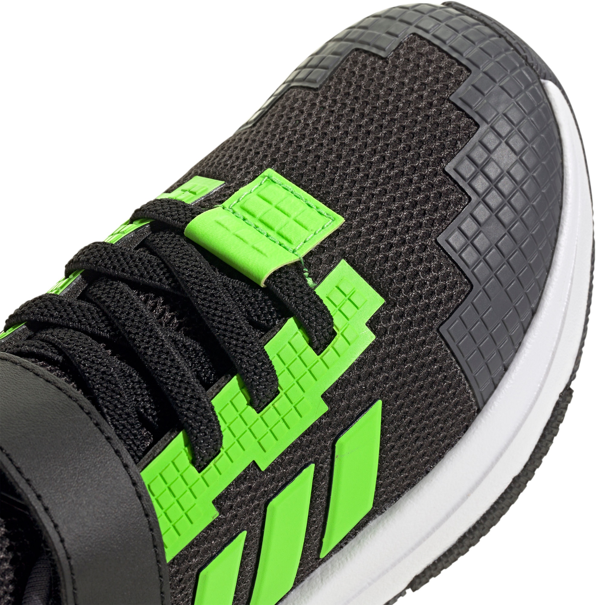 adidas Kids' Preschool Minecraft Pro Shoes - Core Black/Ftwr White/Aurora Onix - View 7