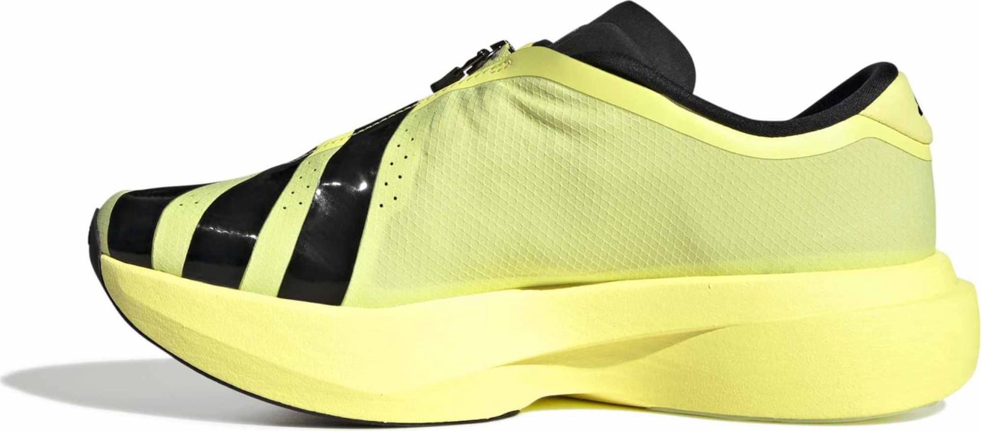 adidas Women's Adizero EVO SL Zip Running Shoes - Lucid Lemon/Black/Silver - View 4