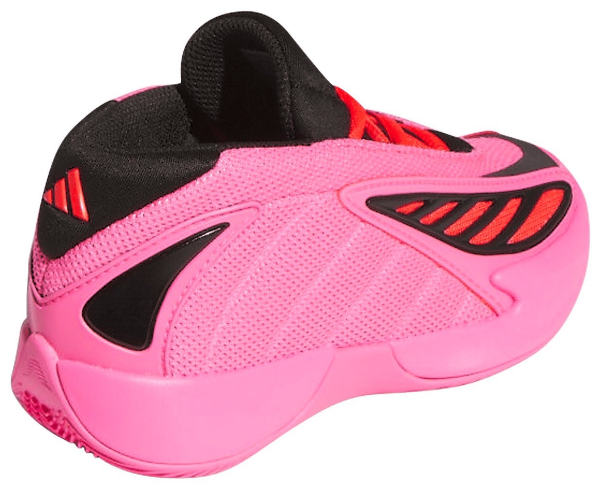 adidas Kids' Preschool Anthony Edwards 2 'Lucid Pink' Basketball Shoes - Lucid Pink/Black/Lucid Red - View 6