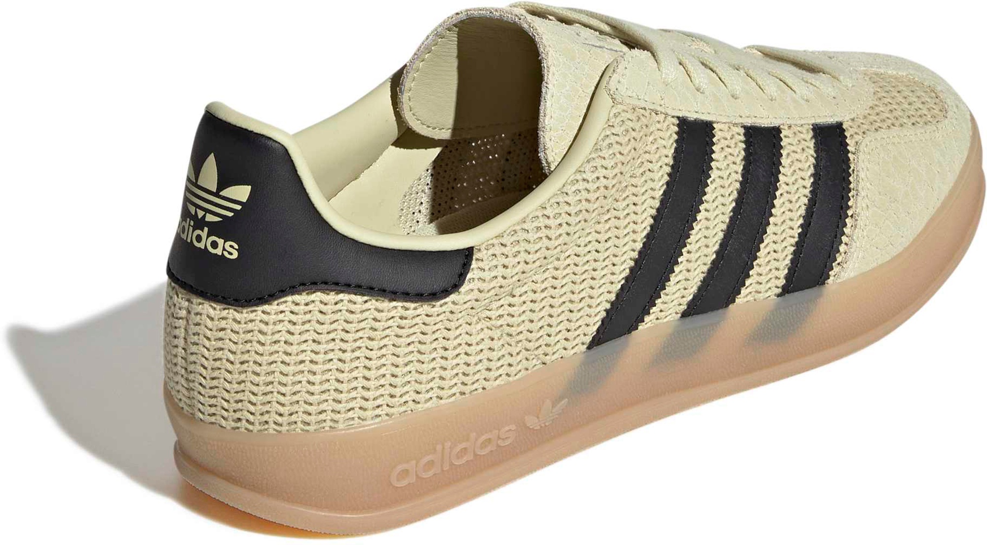 adidas Men's Gazelle Indoor Shoes - Dual Yellow/Core Black - View 5