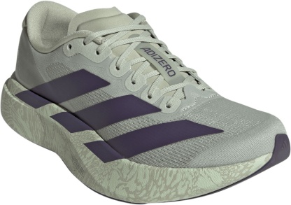 adidas Women's Adizero EVO SL Running Shoes - Halo Green/Trace Purple/Sandy Pink - View 6
