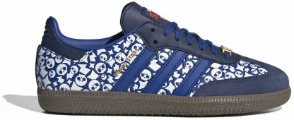 adidas Kids' Grade School Samba OG Shoes - Team Royal Blue/Team Royal Blue/Dark Blue - View 1