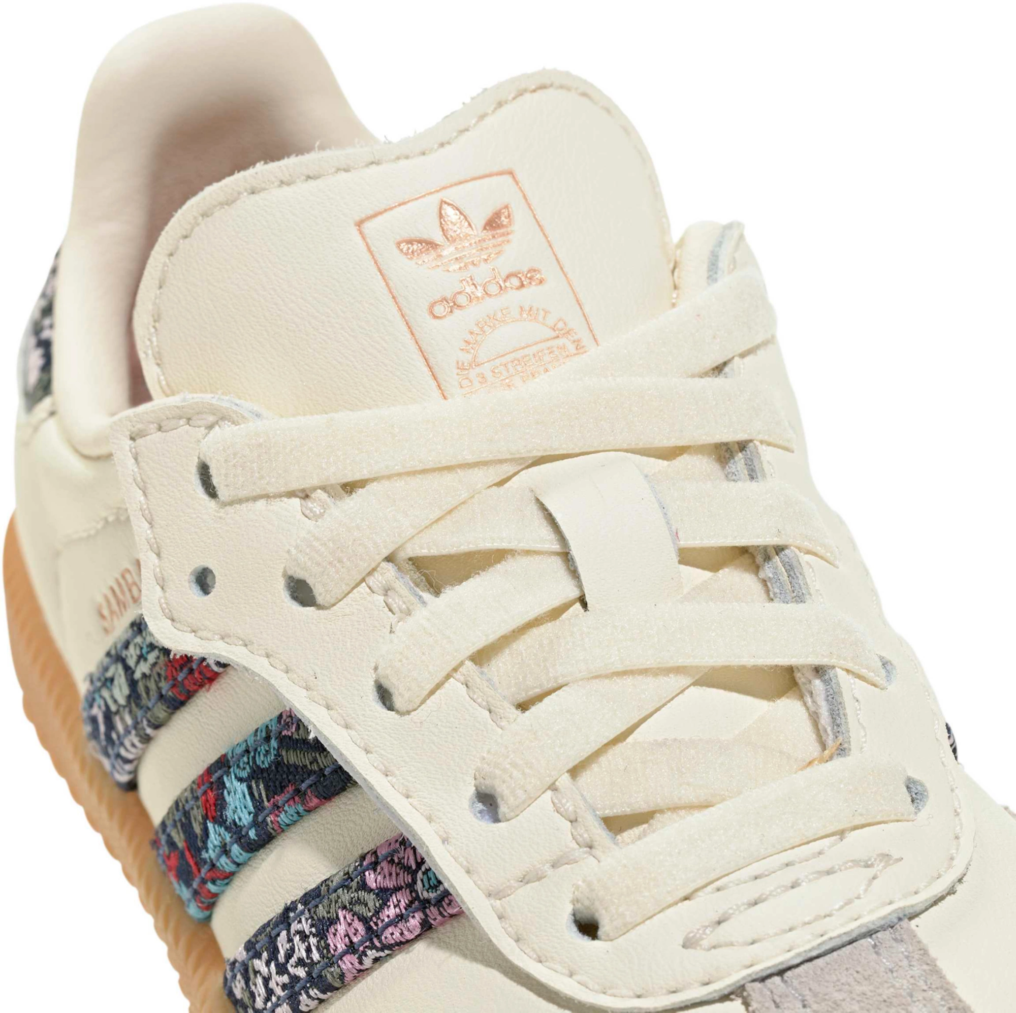 adidas Toddler Liberty Samba OG Shoes - Cream/Dual Magenta/Talc - View 8