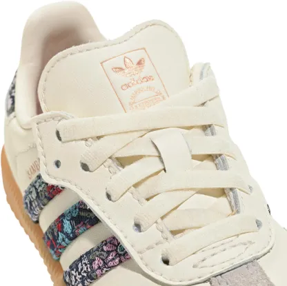adidas Toddler Liberty Samba OG Shoes - Cream/Dual Magenta/Talc - View 8