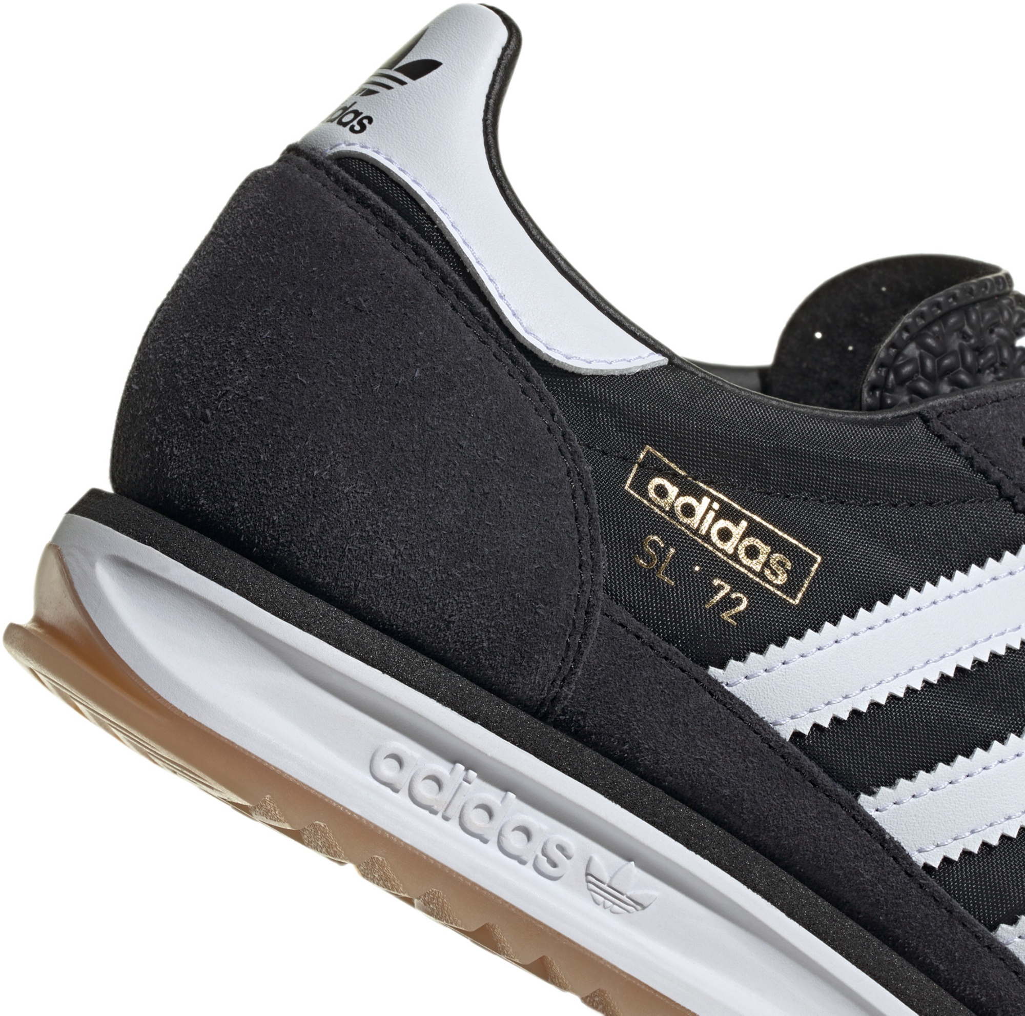 adidas Men's SL 72 RS Shoes - Black/White/Blue - View 6