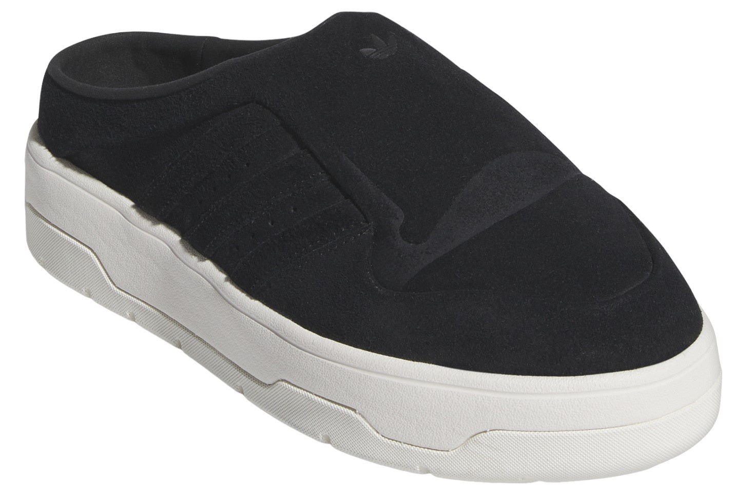 adidas Women's Rivalry Mule - Black/Black/Off White - View 6
