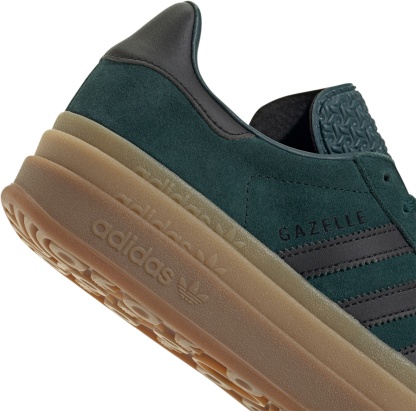 adidas Originals Women's Gazelle Bold Shoes - Ivy/Black - View 8