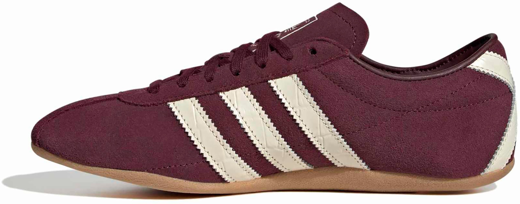 adidas Women's Tokyo Shoes - Suede/Croc Maroon/Cream - View 5