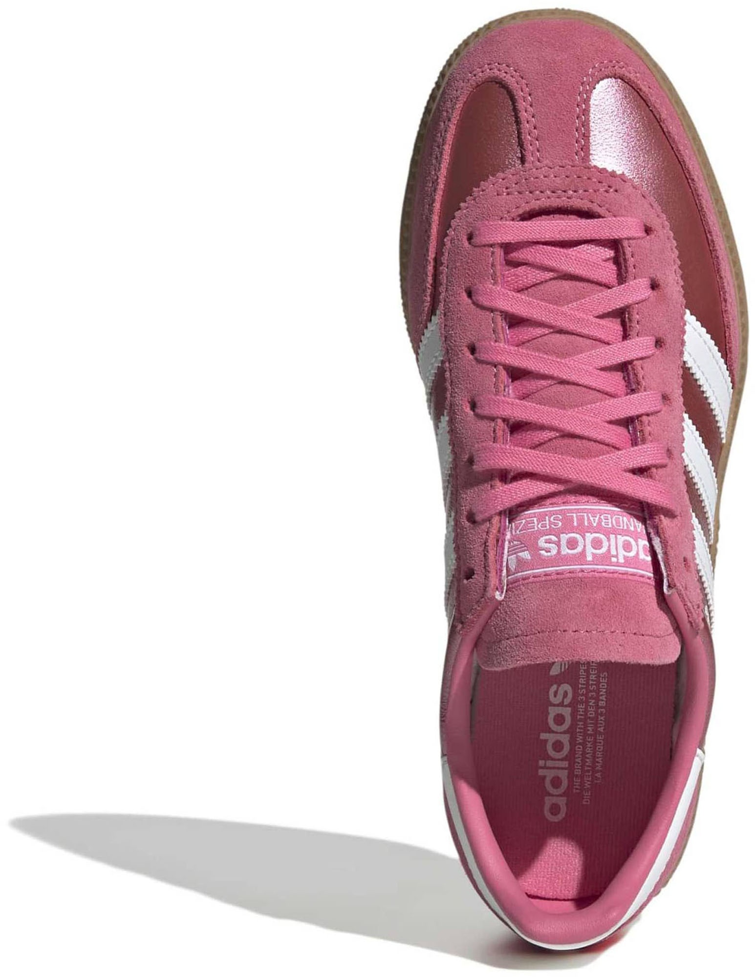 adidas Kids' Grade School Handball Spezial Shoes - Pink Fusion/White/Gum - View 2