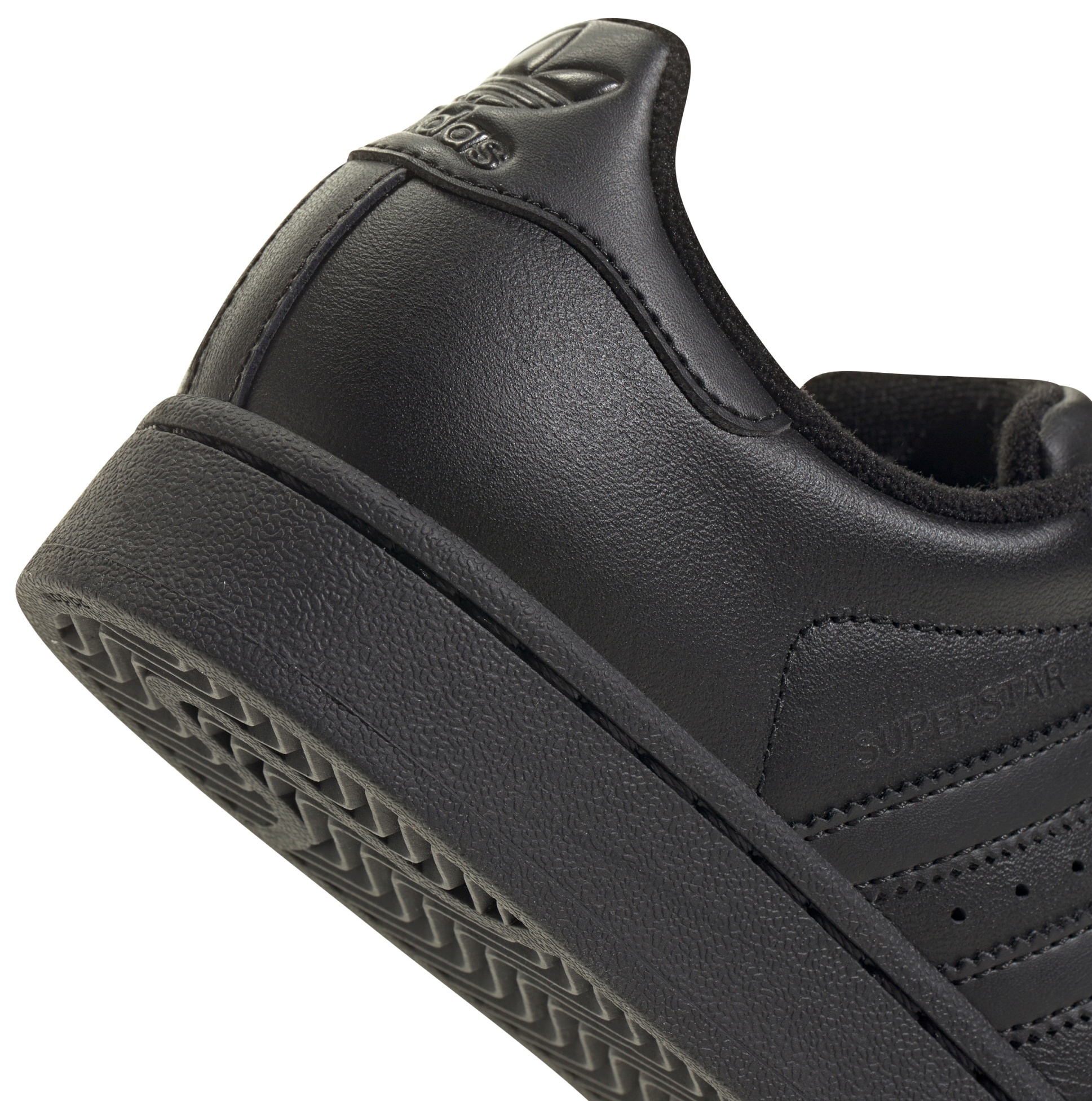 adidas Kids' Grade School Superstar II Shoes - Black - View 8