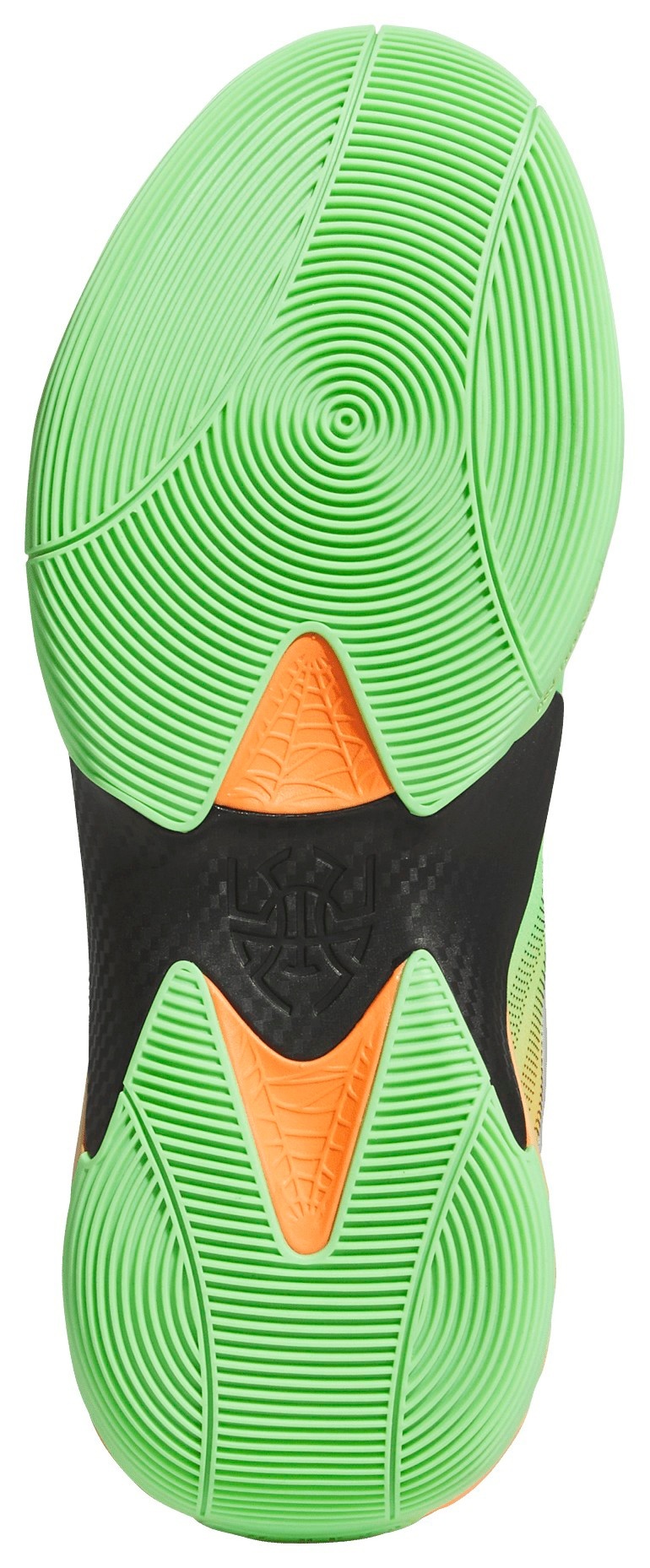 adidas D.O.N. Issue #7 Basketball Shoes - Black/Green/Orange - View 4