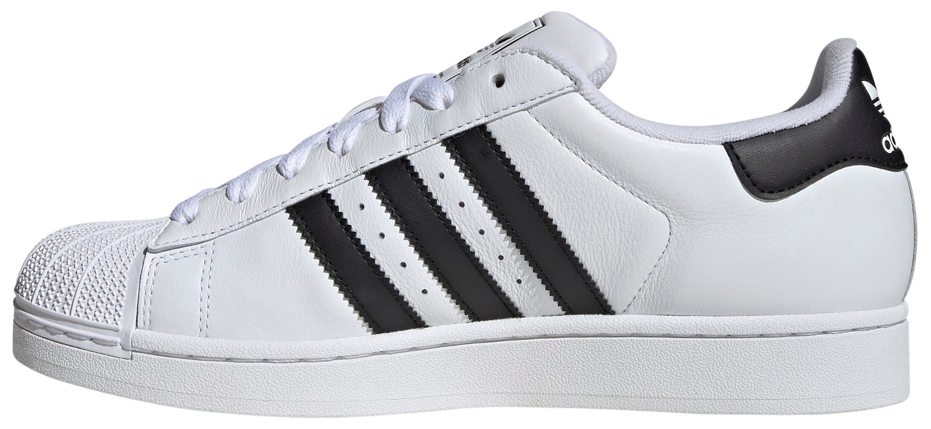 adidas Men's Superstar II Shoes - White/Black/White - View 7