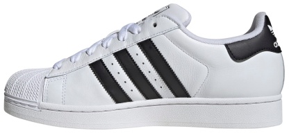 adidas Men's Superstar II Shoes - White/Black/White - View 7