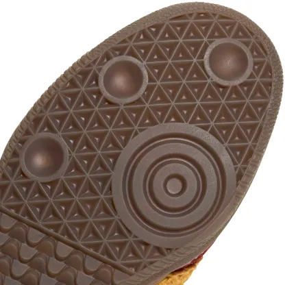 adidas Women's Long Tongue Samba Shoes - Eqpment Red/Prelvd Yellow - View 8
