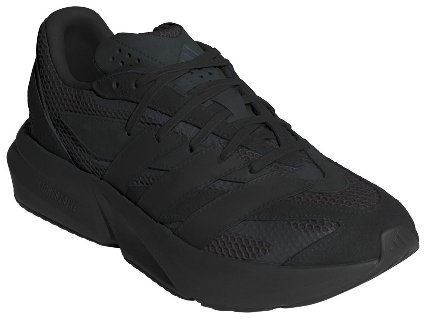 adidas Men's Lightblaze Shoes - Black/Carbon - View 11
