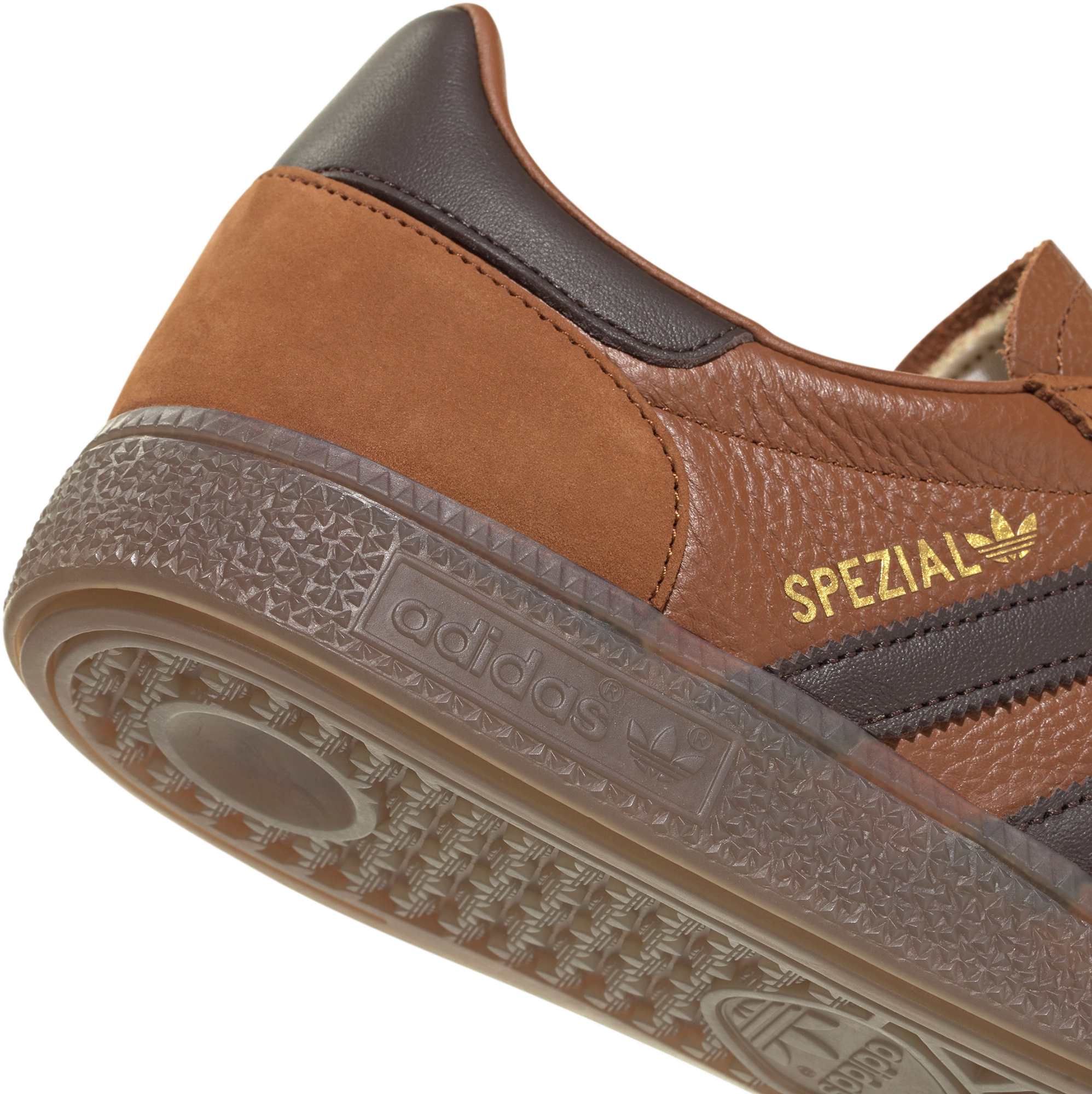 adidas Men's Handball Spezial Shoes - Bronze/Aurora Coffee/Gum - View 7