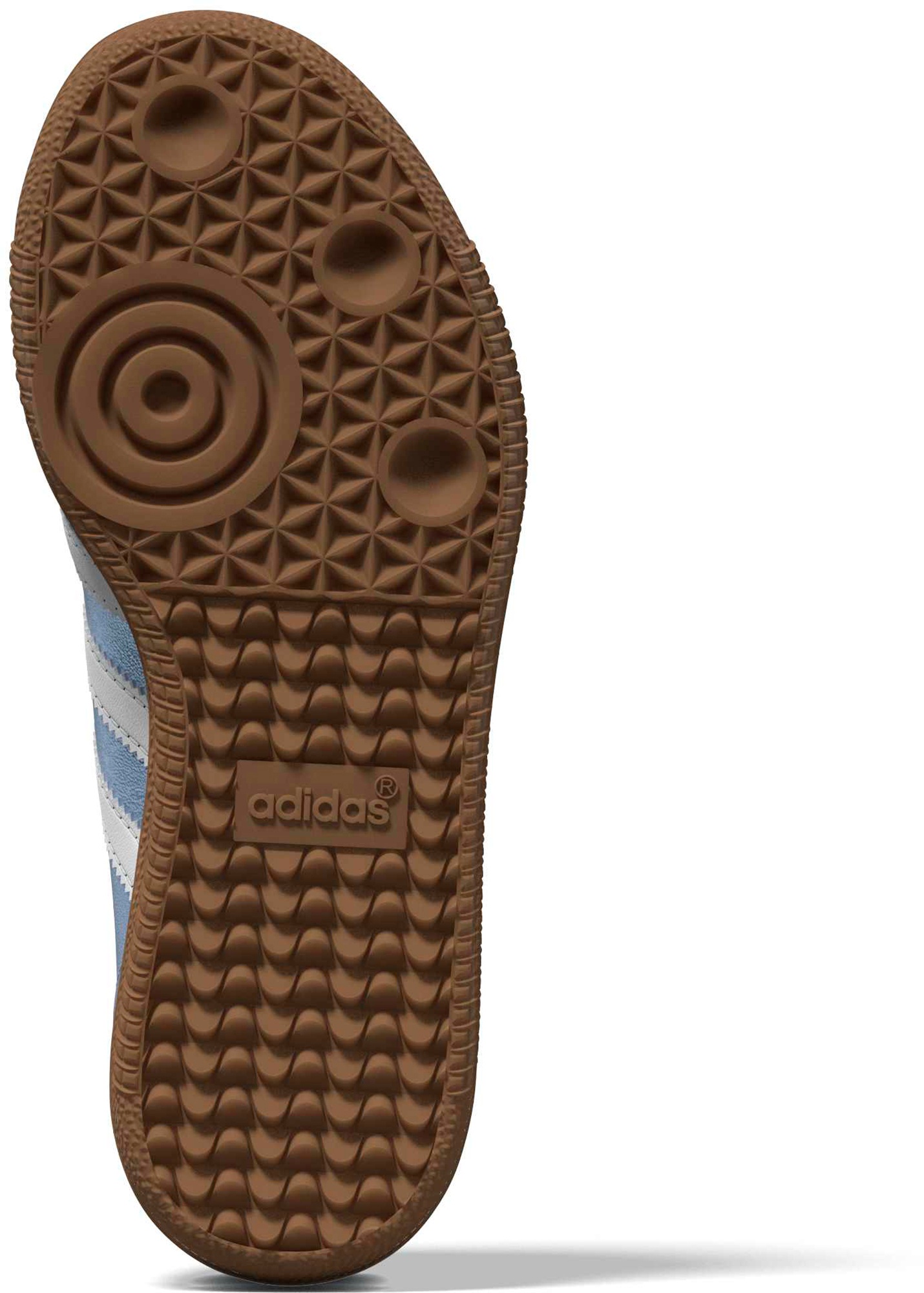 adidas Kids' Preschool Samba OG Shoes - Clear Sky/Ftwr White/Gum 2 - View 2