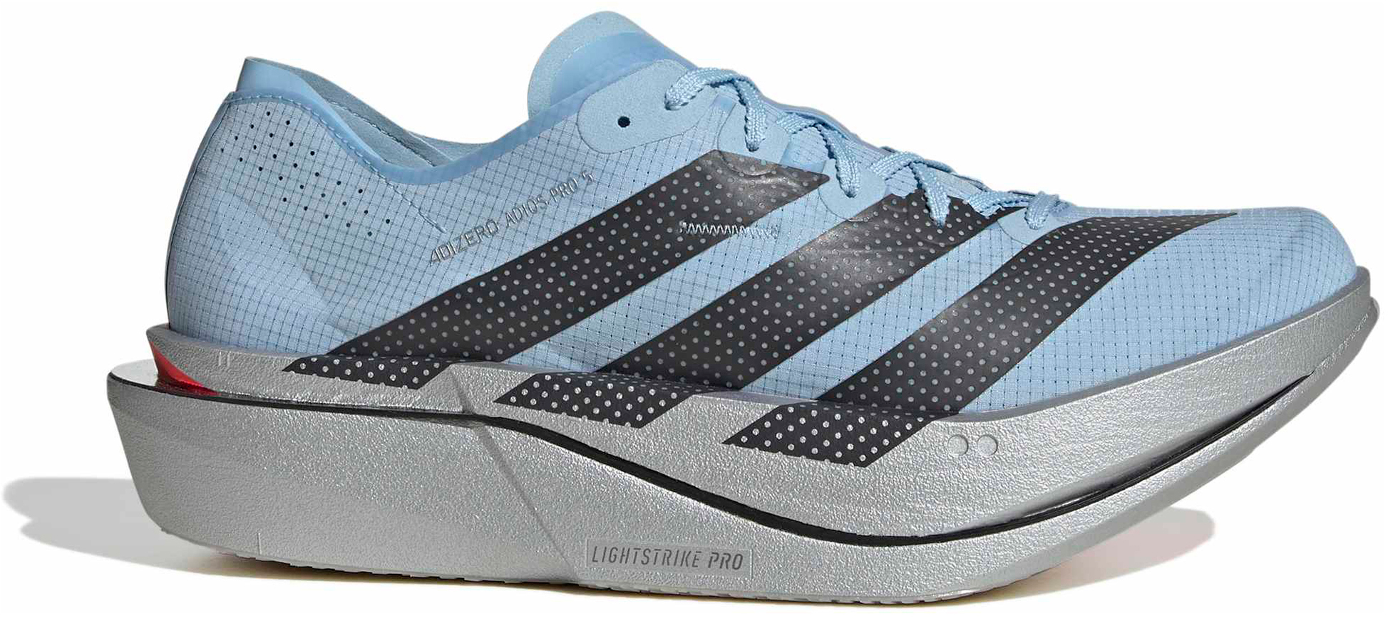 adidas Men's Adizero Adios Pro 5 Running Shoes - Clear Sky/Carbon/Silver Sky/Silver Metallic - View 1